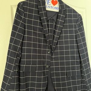 Zara Window Pane Blazer